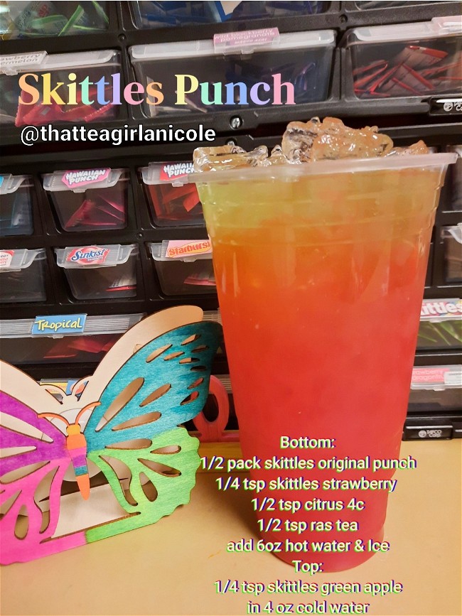 Image of Skittles Punch Loaded Tea Recipe 