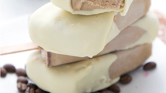 Image of Chocolate Covered Keto Popsicles