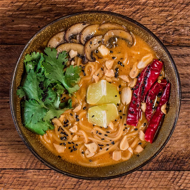 Image of Vegan Spicy Thai Peanut Ramen