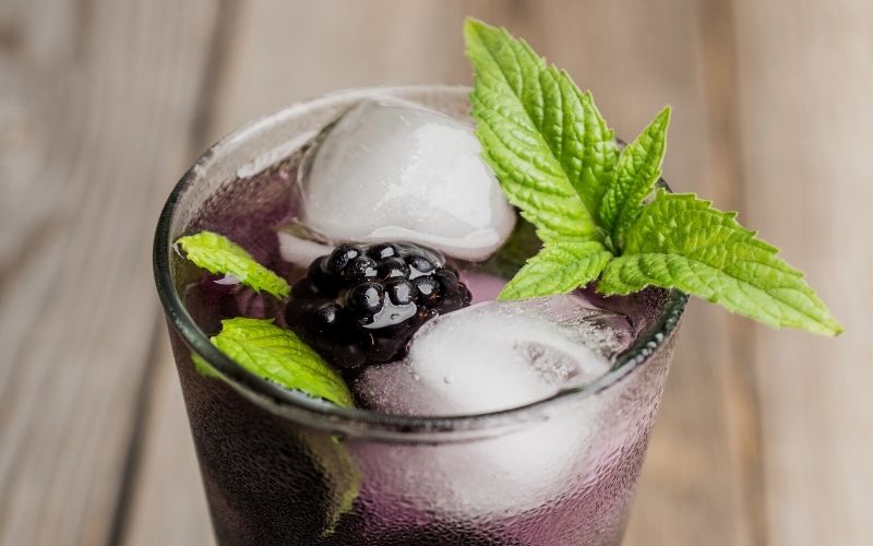 Blackberry Mint Julep Margarita