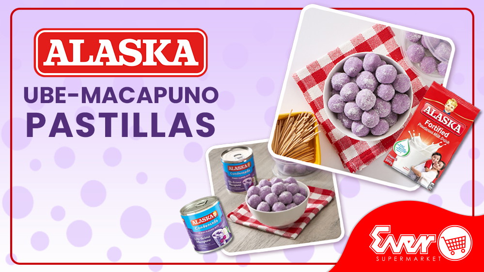 Image of Alaska Ube Macapuno Pastillas