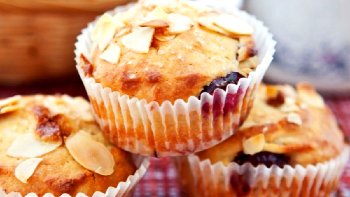 Image of Cherry Almond Muffins