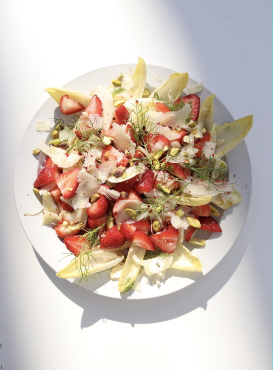 Image of Strawberry, Fennel and Pecorino Salad