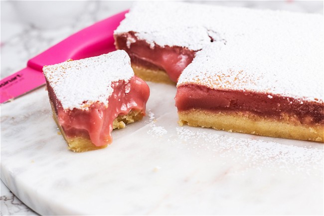 Image of Gooey Hibiscus Citrus Bars