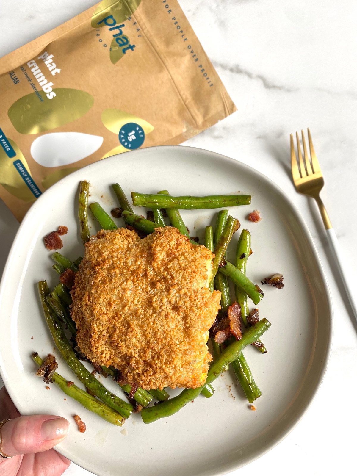 Low-Carb Crusted Salmon