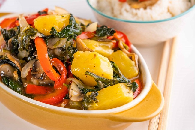 Image of Vegetable Stir-fry with Pineapple