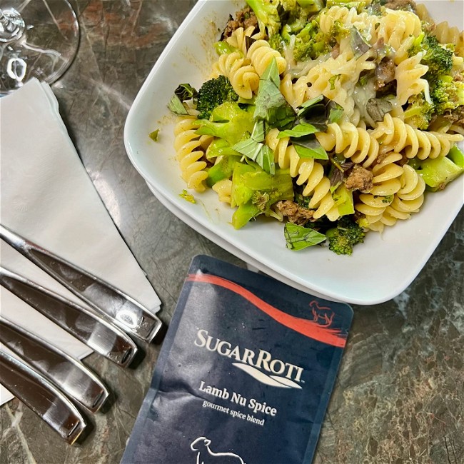 Image of Lamb and Broccoli Pasta Recipe