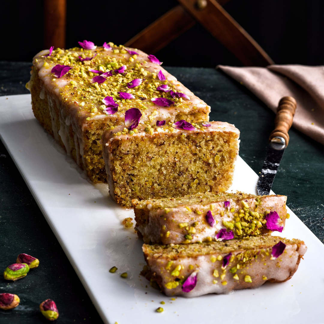 Cardamom Cake with Saffron and Pistachio Icing! – Curvy Ninja