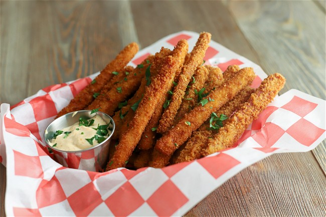 SPAM battered and fried to a crisp golden brown