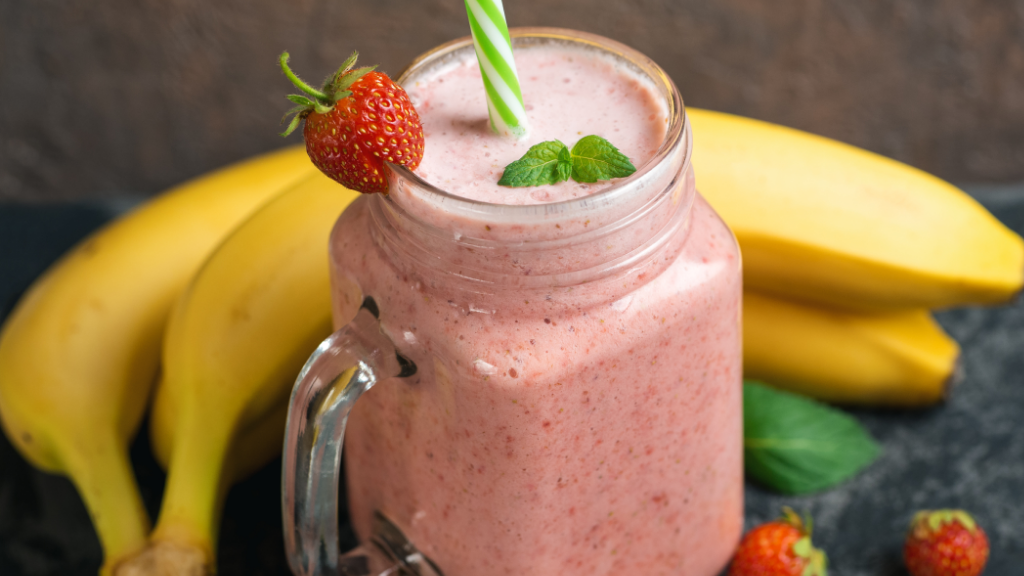 Image of Smoothie fraise et banane