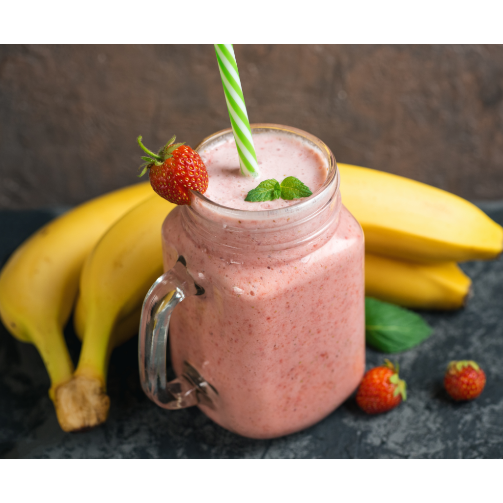 Smoothie fraise et banane