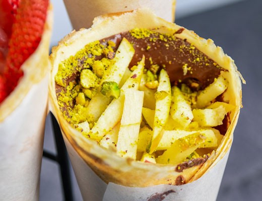 Image of Apple and Nutella Crepes