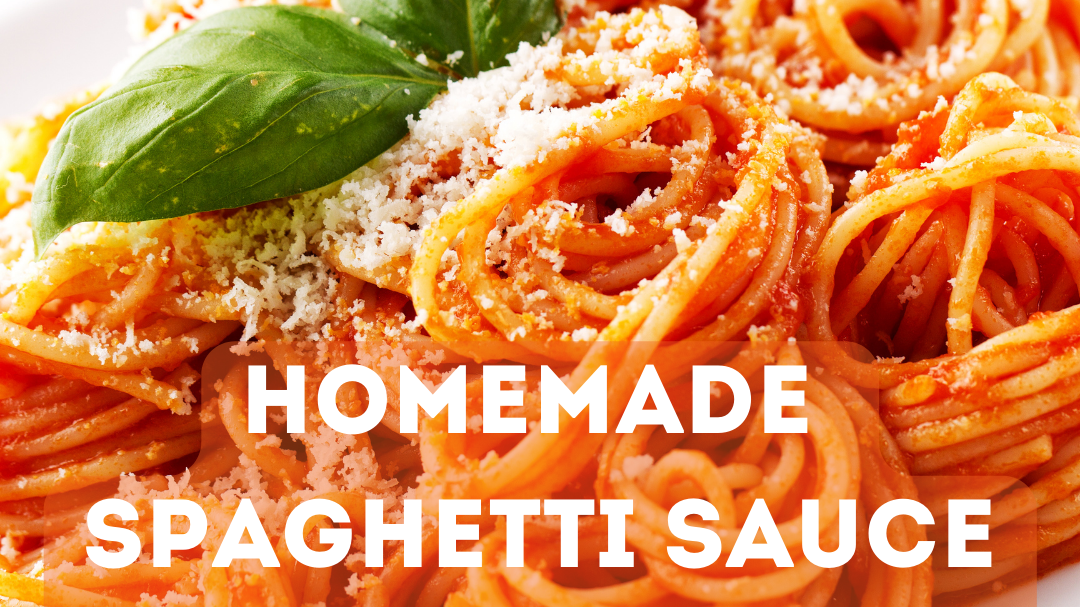 Image of Homemade Spaghetti Sauce with Revved Up 