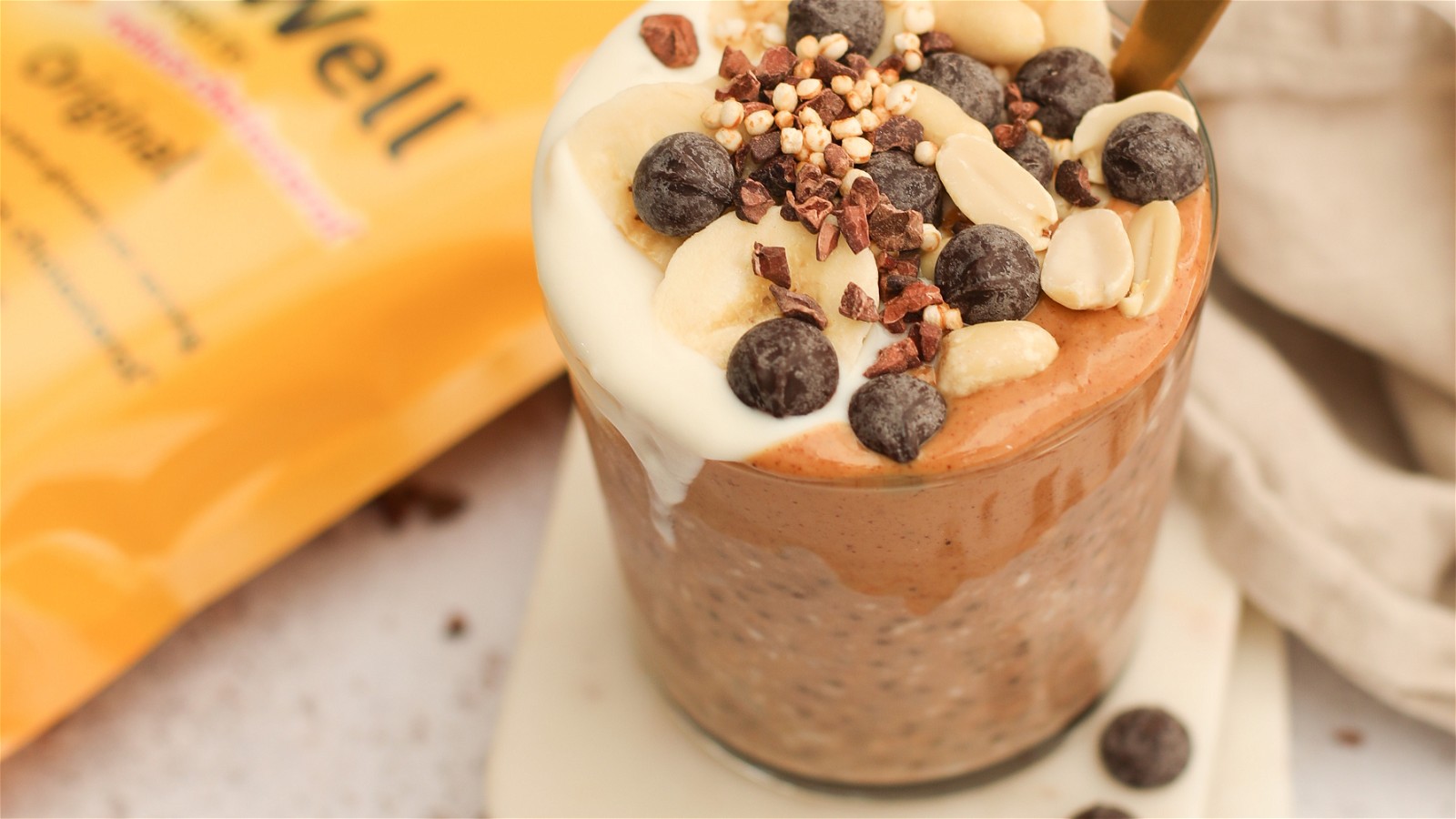 Image of Peanut Butter & Chocolate Chip Overnight Oats