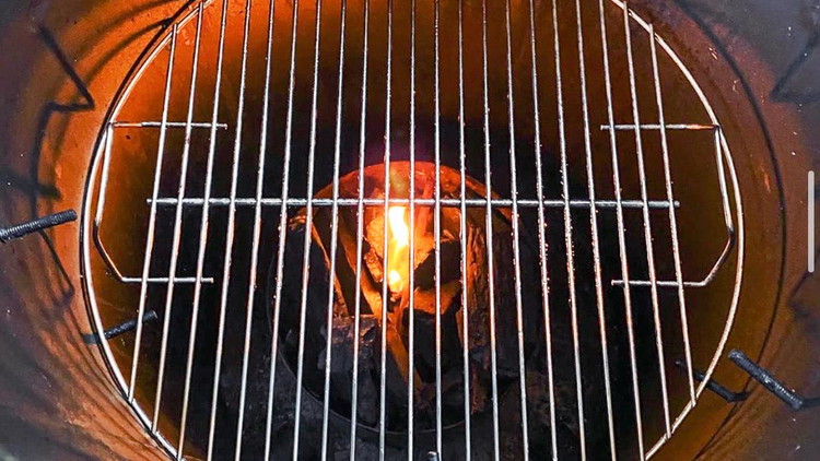 Image of When you are ready to cook, light up your smoker to 300ºF - 350ºF. We are using a hot and fast smoking method for this brisket, as opposed to the typical low and slow method.
