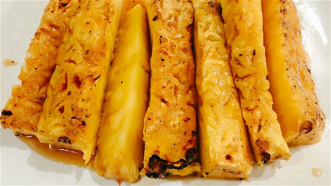 Image of Grilled Sweet and Savory Pineapple
