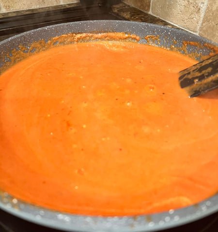 Image of Add the tomato paste, Standard Issue Salt & Pepper Seasoning. Reduce...