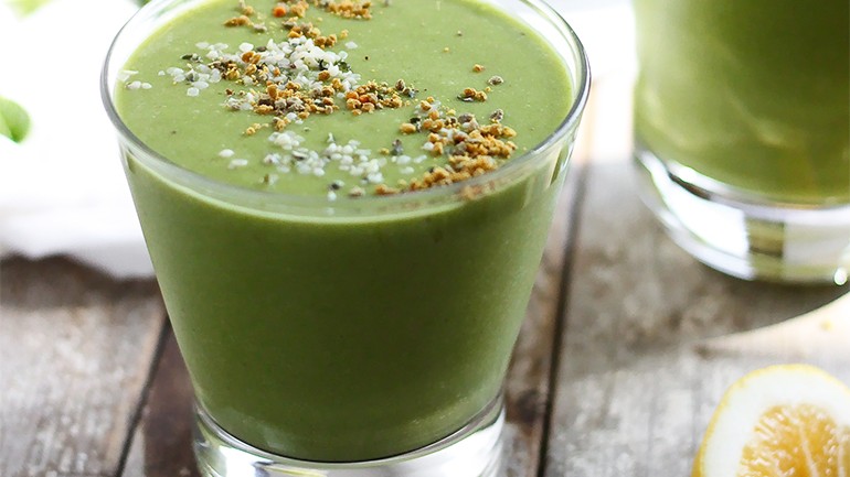 Image of Tropical Green Hemp Smoothie Recipe