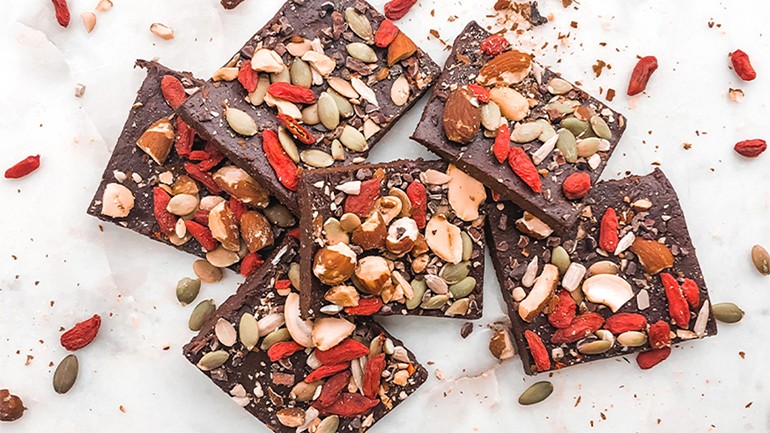 Image of Cacao Almond Bars Recipe