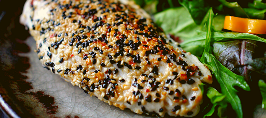 Toasted Sesame Ginger Chicken