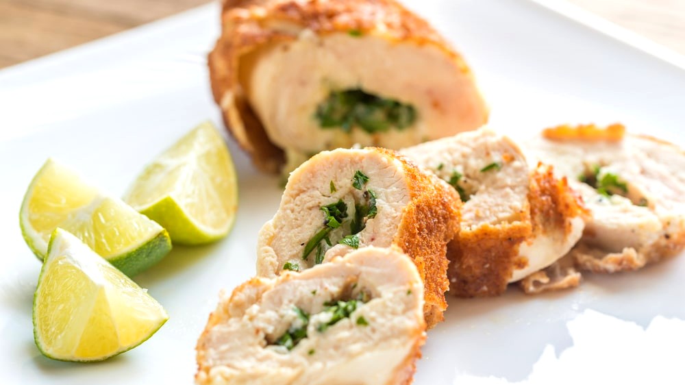 Image of Air-Fried Leg of Chicken Kiev