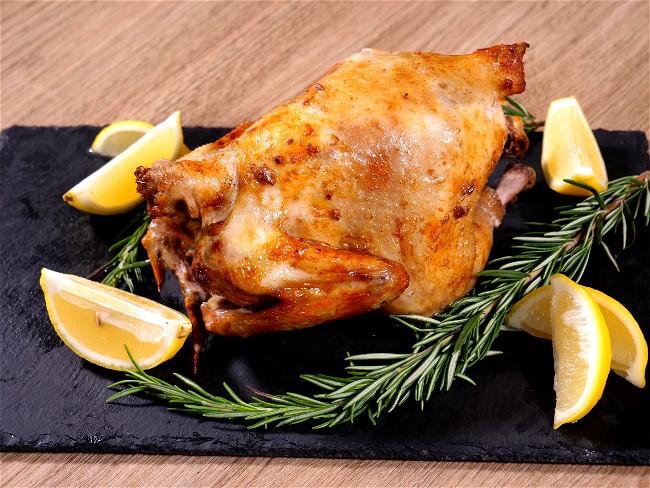 Image of Air fryer Lemon-Garlic Rotisserie Chicken