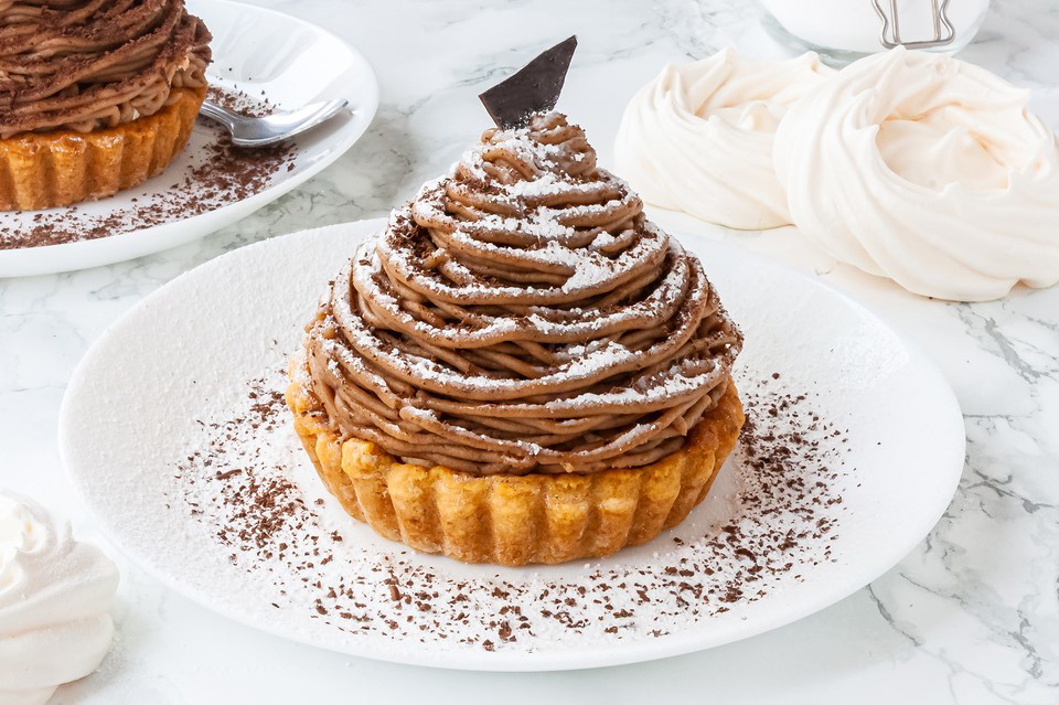 Mont Blanc Dessert - Chestnut Cake