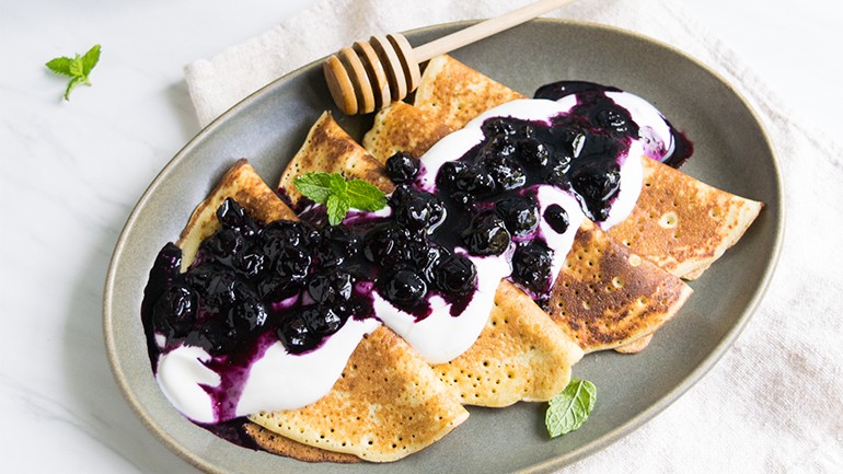 Image of Chickpea Flour Crepes Recipe
