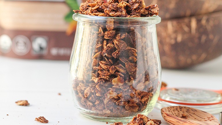 Image of Nutty Chocolate Granola Recipe