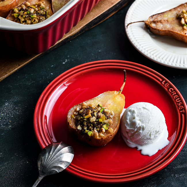 Image of Baklava Stuffed Pears