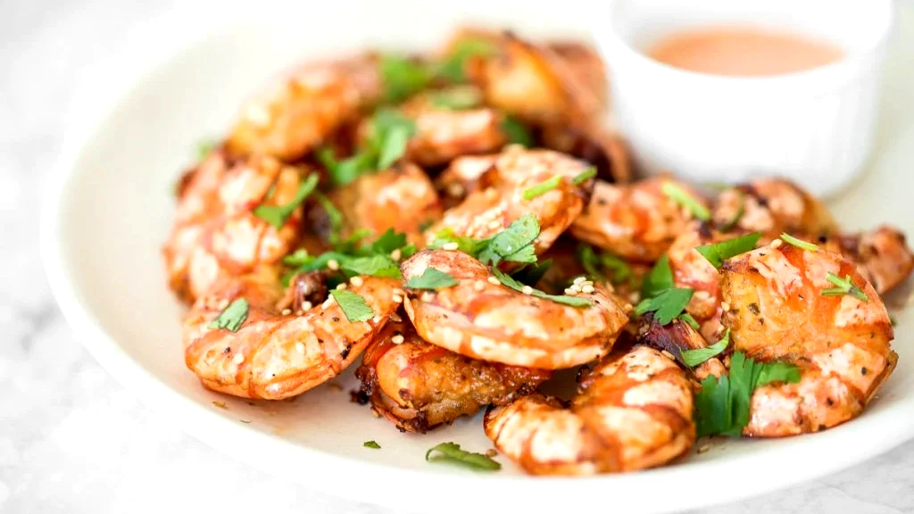 Image of Air-Fried River Prawns & Peanuts