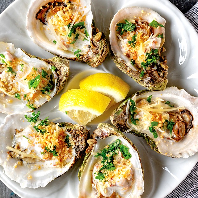 Amazing Pan Fried Oysters Oreganata - Garlic & Zest