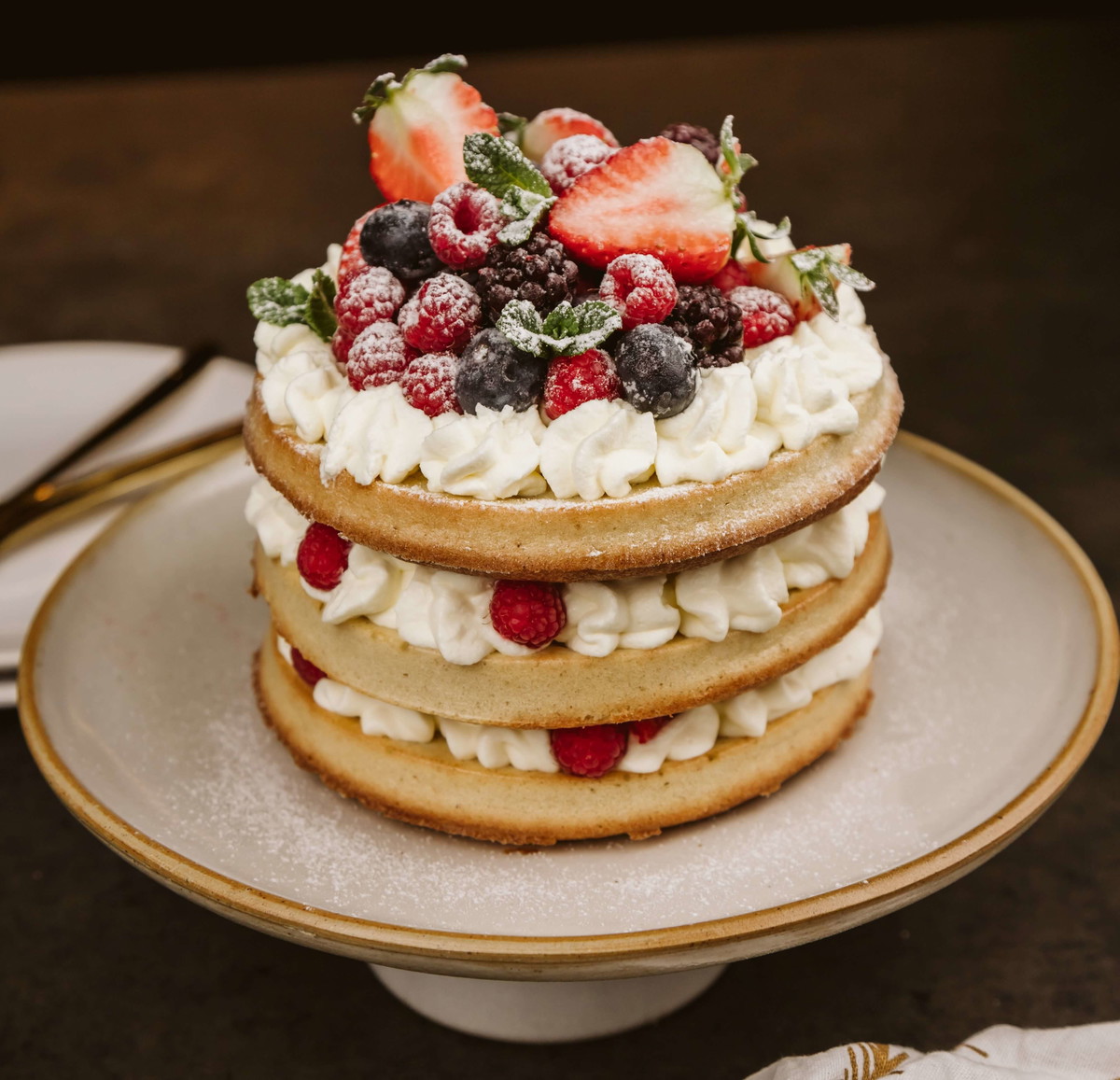 Receta de tarta Reina Victoria keto