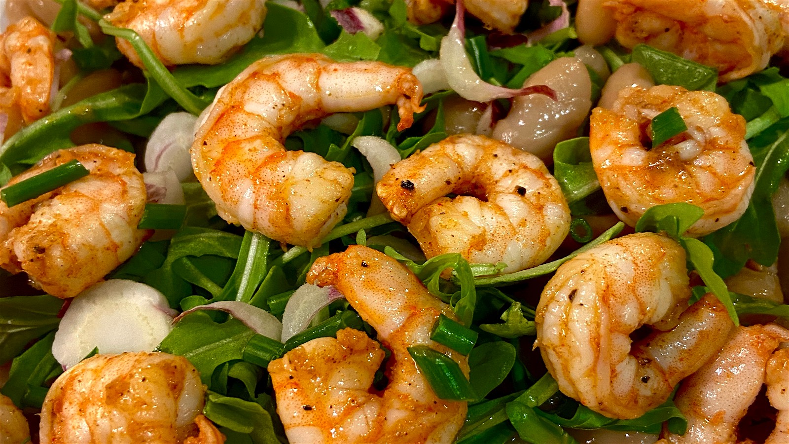 Image of Spiced Shrimp and Bean Salad