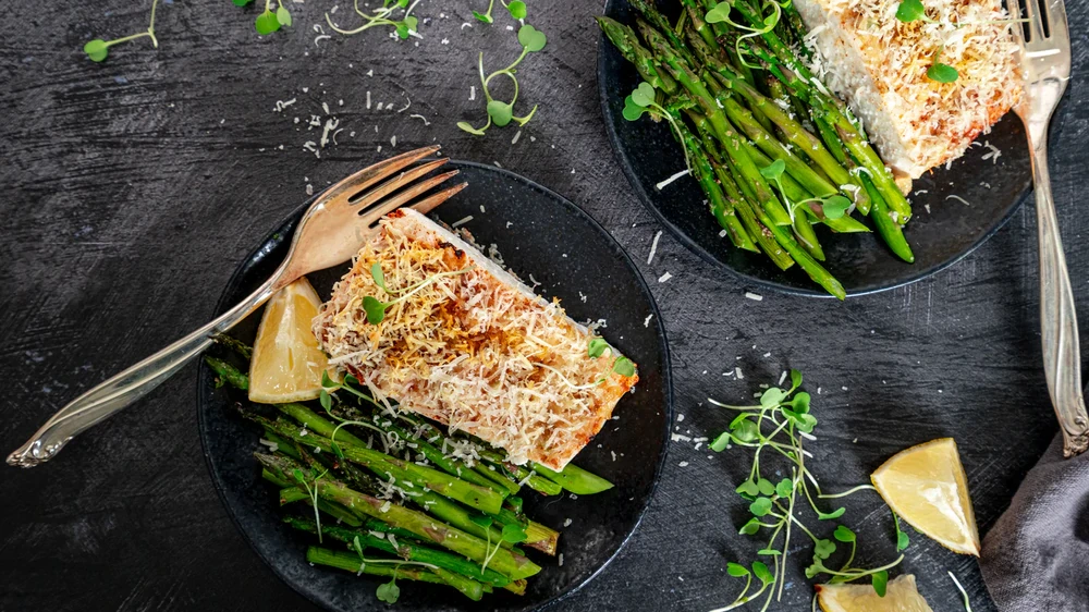 Parmesan crusted deals halibut