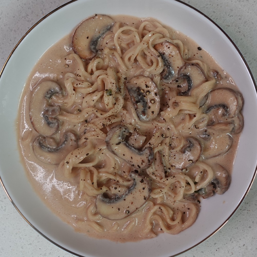 Creamy Mushroom Ramen – Mike's Mighty Good