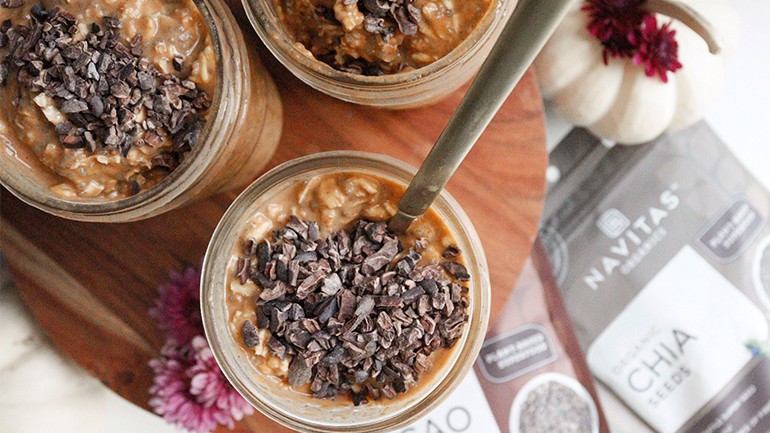 Image of Overnight Pumpkin Oats Recipe