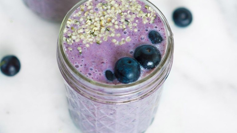 Image of Blueberry Hemp Smoothie Recipe