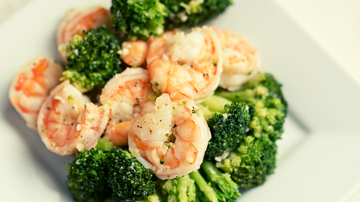 Image of Garlic Shrimp & Broccoli
