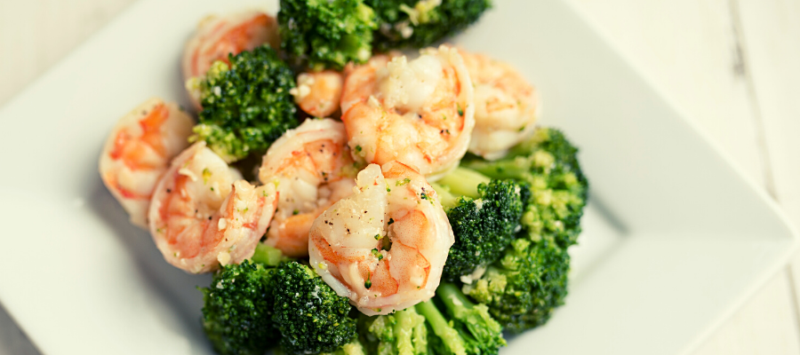 Garlic Shrimp & Broccoli