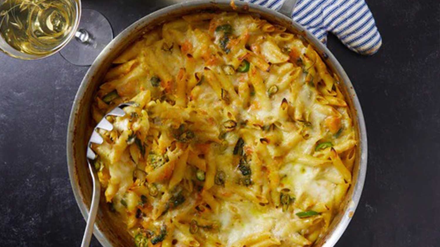 Image of Butternut Squash, Spinach and Pasta Casserole Recipe