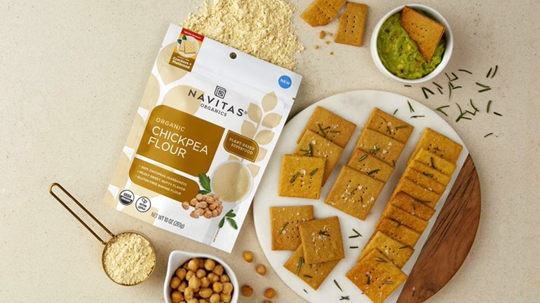 Image of Chickpea Flour Crackers Recipe