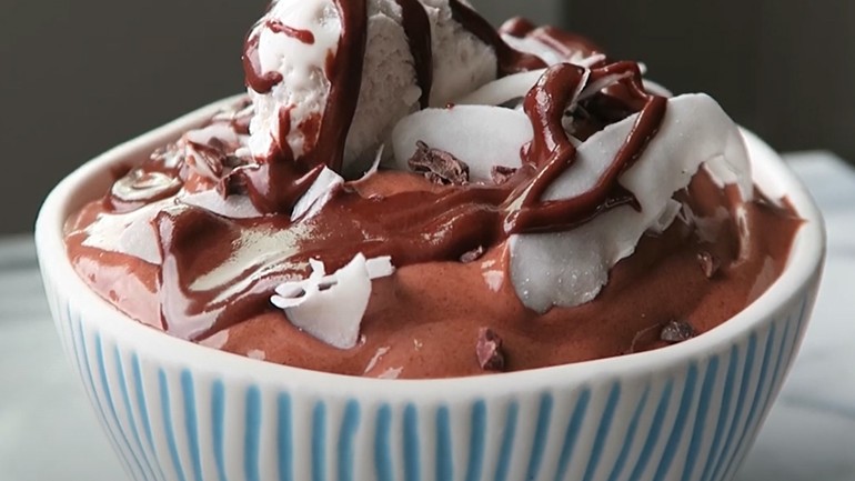 Image of Chocolate Superfood Nice Cream Recipe