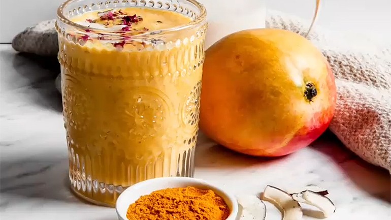 Image of Mango Turmeric Shake Recipe