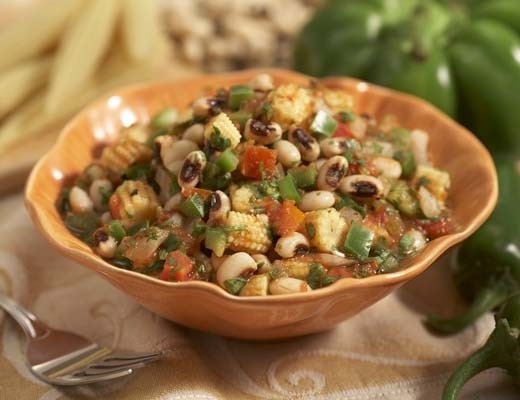 Image of Baby Corn and Blackeyed Peas