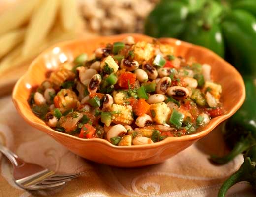 Image of Baby Corn and Black-eyed Peas