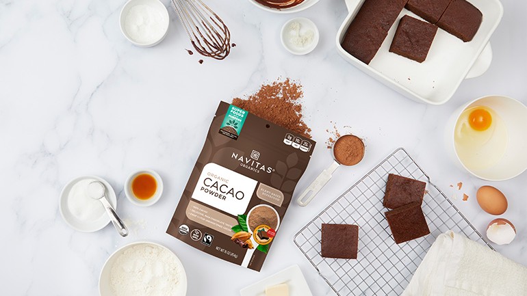 Image of Fudgy Cacao Brownies Recipe