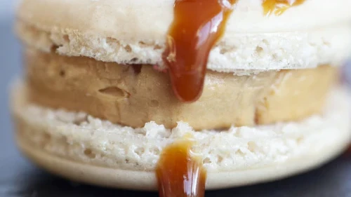 Image of SALTED CARAMEL MACARONS