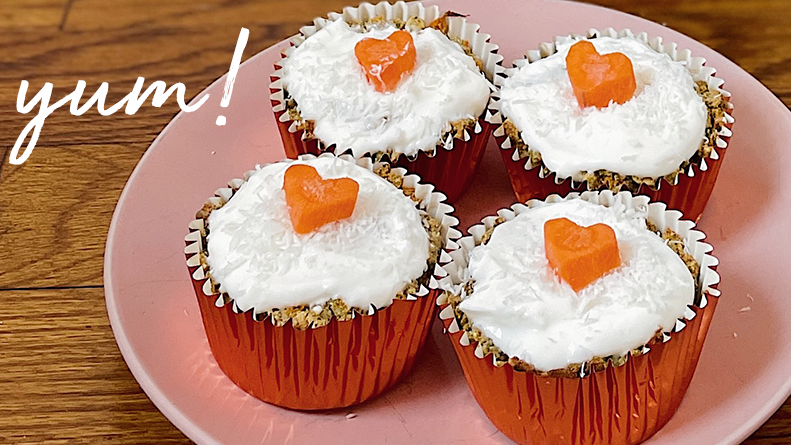 Image of Carrot Cake Dog Muffins