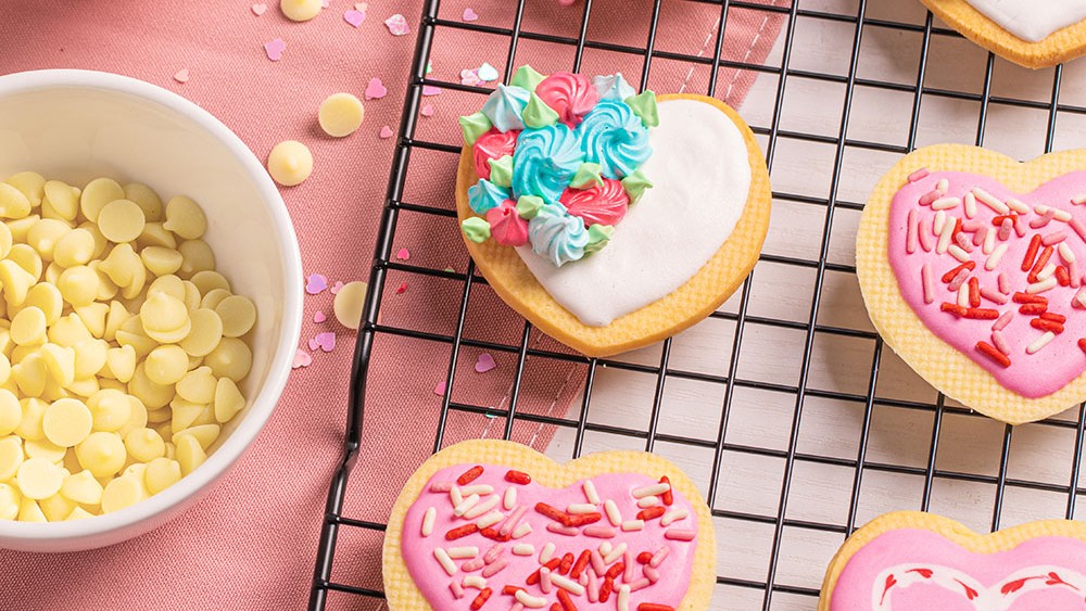Image of Valentine's Day Keto Cream Cheese Cookies